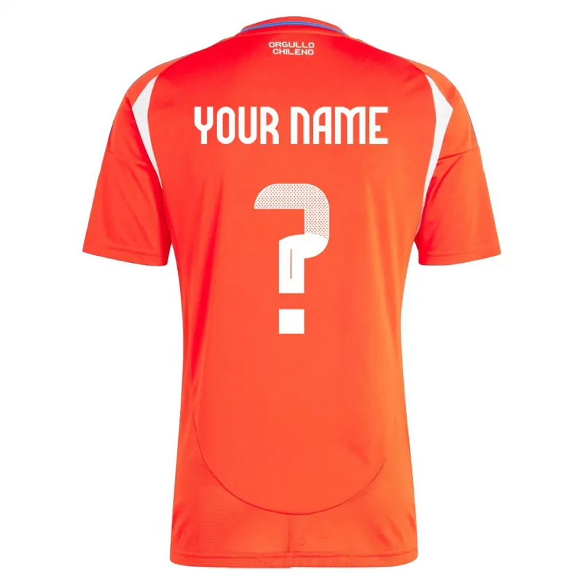 Danxen Heren Chili Uw Naam #0 Rood Thuisshirt Thuistenue 24-26 T-Shirt