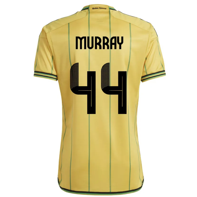 Danxen Heren Jamaica Satara Murray #44 Geel Thuisshirt Thuistenue 24-26 T-Shirt