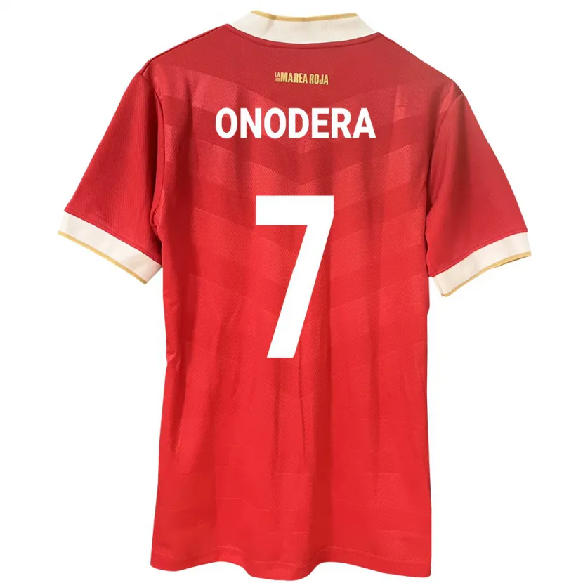 Danxen Heren Panama Alison Onodera #7 Rood Thuisshirt Thuistenue 24-26 T-Shirt