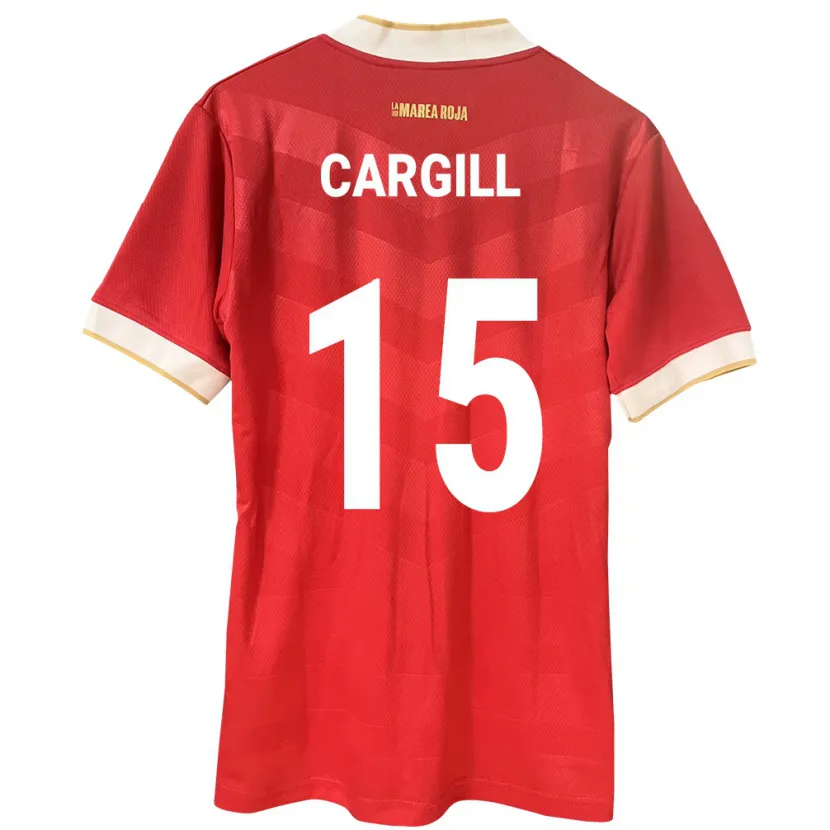 Danxen Heren Panama Nicole Cargill #15 Rood Thuisshirt Thuistenue 24-26 T-Shirt