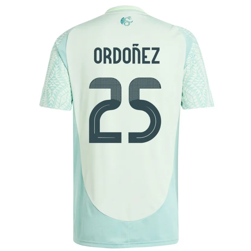 Danxen Heren Mexico Diana Ordonez #25 Linnen Groen Uitshirt Uittenue 24-26 T-Shirt