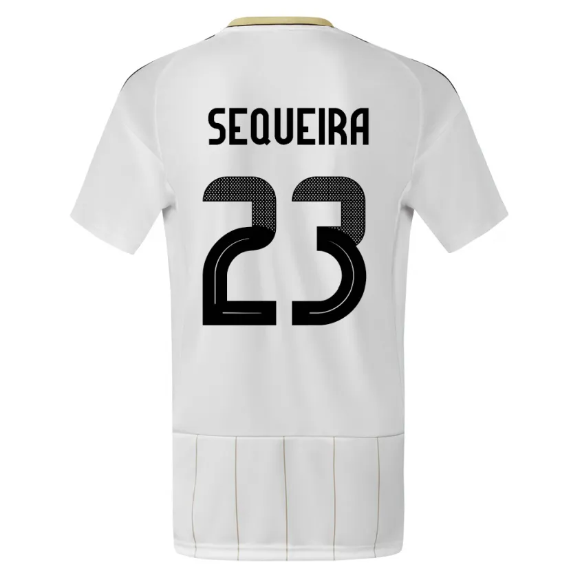 Danxen Heren Costa Rica Patrick Sequeira #23 Wit Uitshirt Uittenue 24-26 T-Shirt