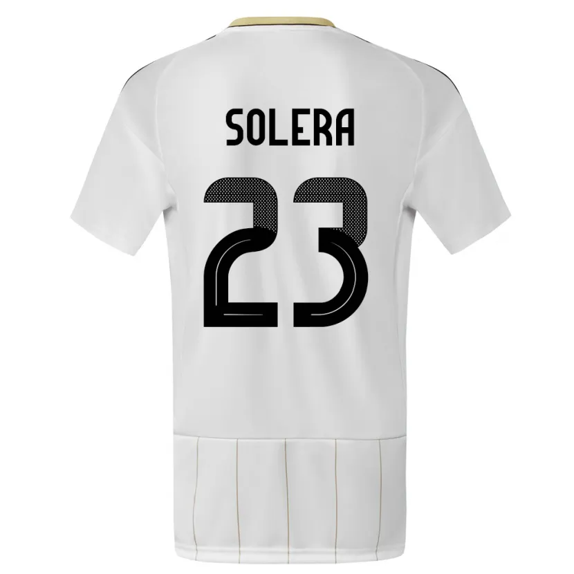 Danxen Heren Costa Rica Daniela Solera #23 Wit Uitshirt Uittenue 24-26 T-Shirt
