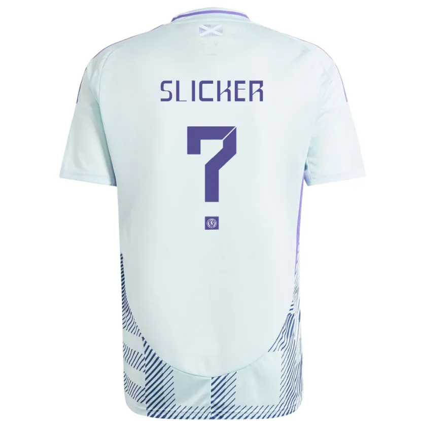 Danxen Heren Schotland Cieran Slicker #0 Licht Mintblauw Uitshirt Uittenue 24-26 T-Shirt