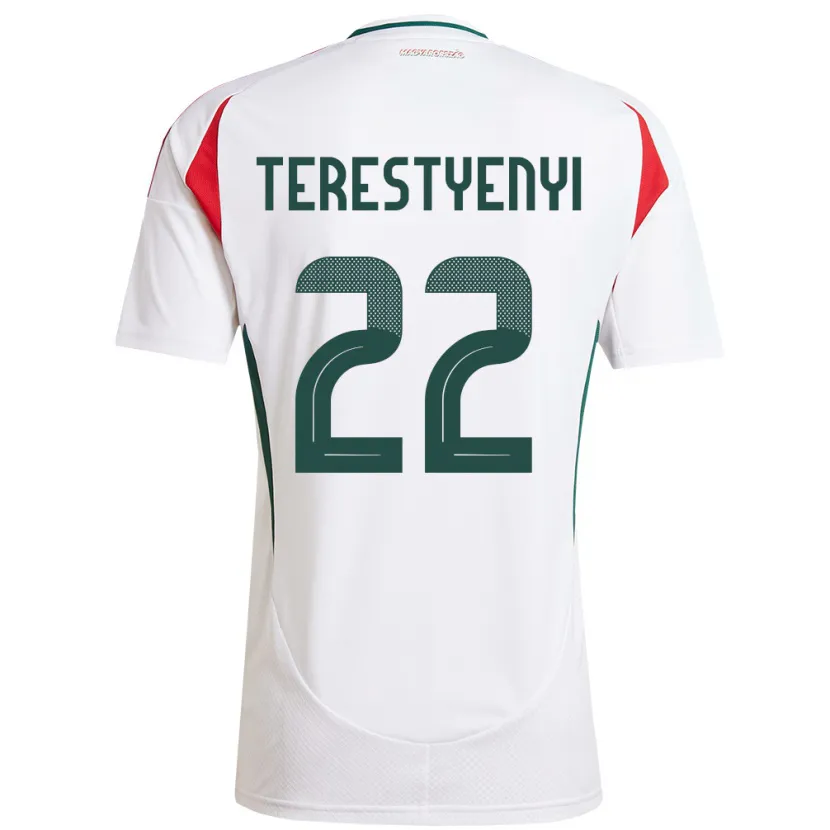 Danxen Heren Hongarije Anna Terestyényi #22 Wit Uitshirt Uittenue 24-26 T-Shirt