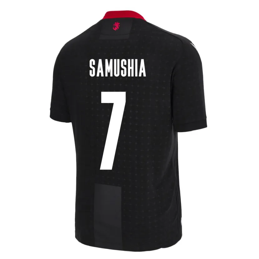 Danxen Heren Georgia Saba Samushia #7 Zwart Uitshirt Uittenue 24-26 T-Shirt