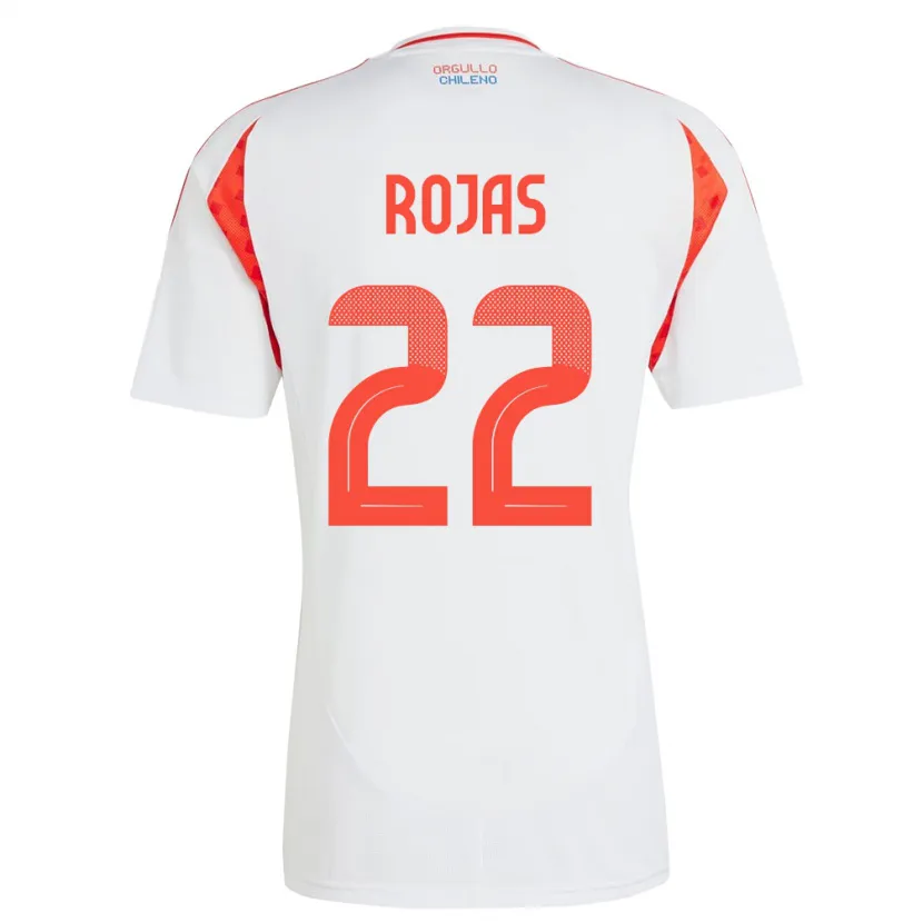 Danxen Heren Chili Jeyson Rojas #22 Wit Uitshirt Uittenue 24-26 T-Shirt