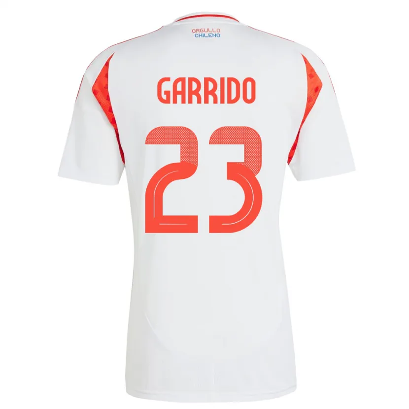 Danxen Heren Chili Pedro Garrido #23 Wit Uitshirt Uittenue 24-26 T-Shirt