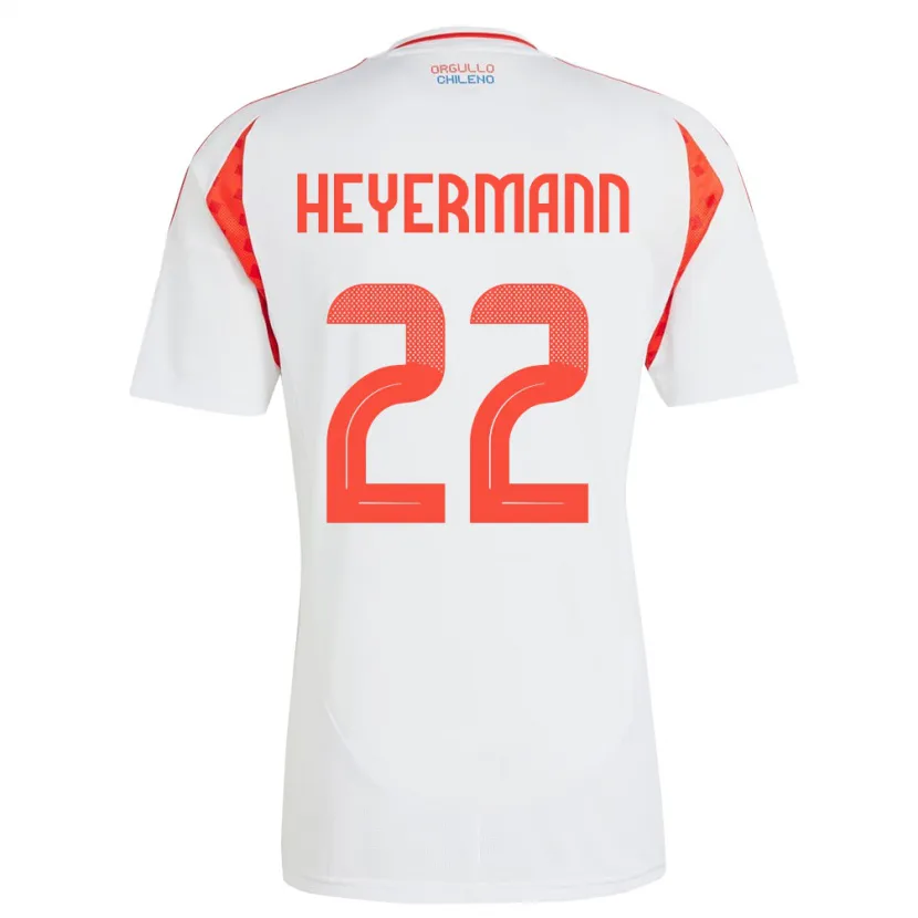 Danxen Heren Chili Agustina Heyermann #22 Wit Uitshirt Uittenue 24-26 T-Shirt