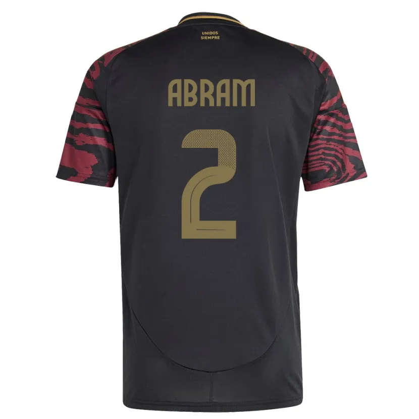 Danxen Heren Peru Luis Abram #2 Zwart Uitshirt Uittenue 24-26 T-Shirt