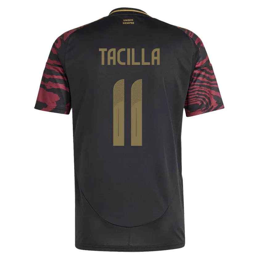 Danxen Heren Peru Yomira Tacilla #11 Zwart Uitshirt Uittenue 24-26 T-Shirt