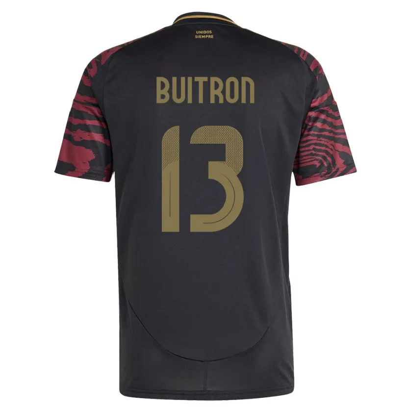 Danxen Heren Peru Alison Buitrón #13 Zwart Uitshirt Uittenue 24-26 T-Shirt