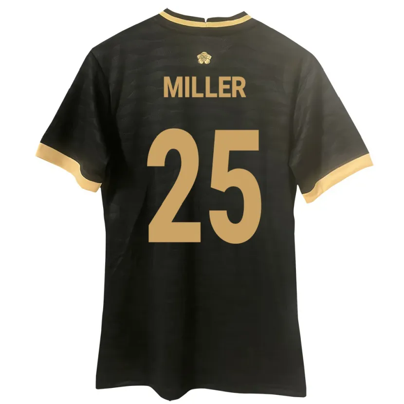 Danxen Heren Panama Roderick Miller #25 Zwart Uitshirt Uittenue 24-26 T-Shirt