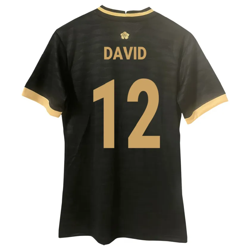 Danxen Heren Panama Said David #12 Zwart Uitshirt Uittenue 24-26 T-Shirt