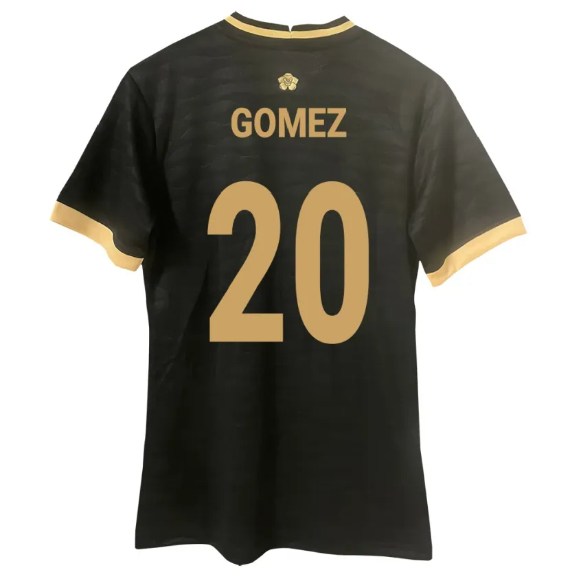 Danxen Heren Panama Ernesto Gómez #20 Zwart Uitshirt Uittenue 24-26 T-Shirt