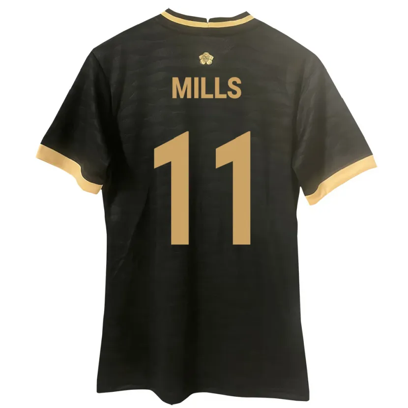 Danxen Heren Panama Natalia Mills #11 Zwart Uitshirt Uittenue 24-26 T-Shirt