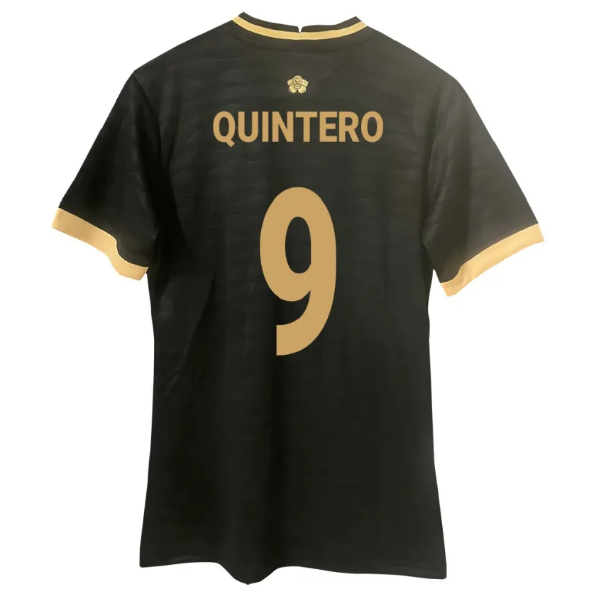 Danxen Heren Panama Ana Quintero #9 Zwart Uitshirt Uittenue 24-26 T-Shirt