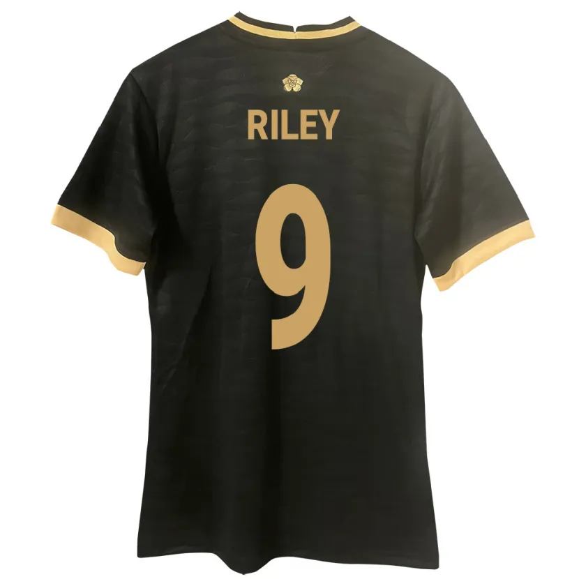 Danxen Heren Panama Karla Riley #9 Zwart Uitshirt Uittenue 24-26 T-Shirt