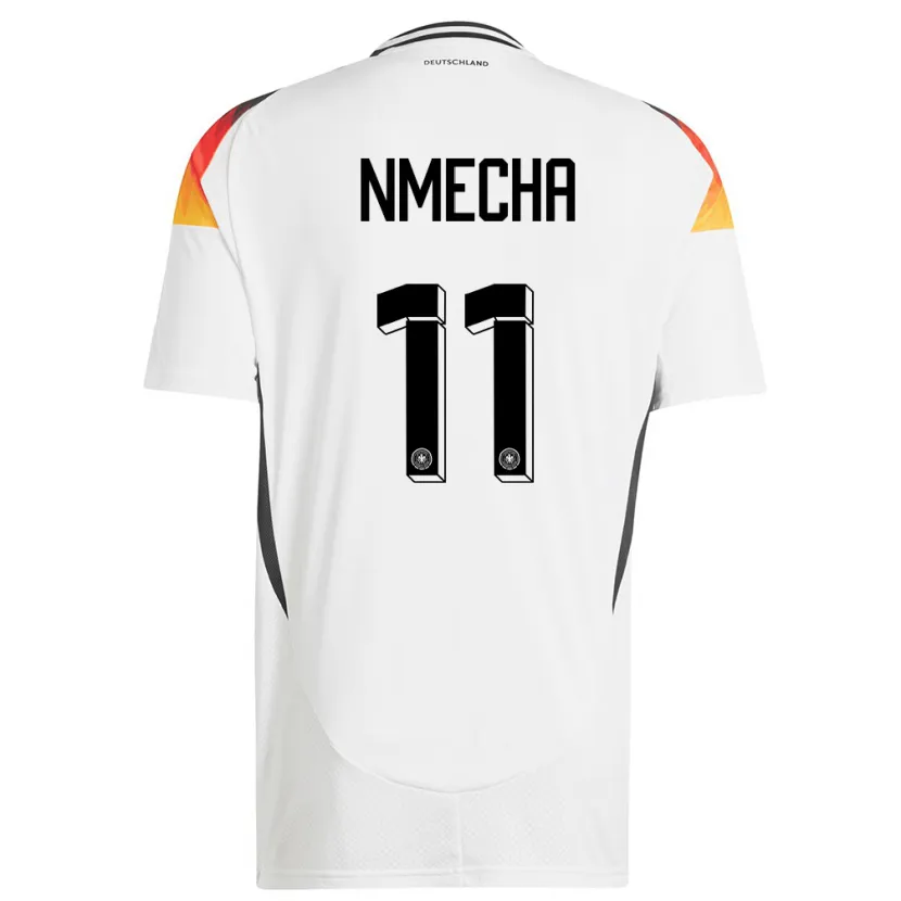Danxen Dames Duitsland Lukas Nmecha #11 Wit Thuisshirt Thuistenue 24-26 T-Shirt