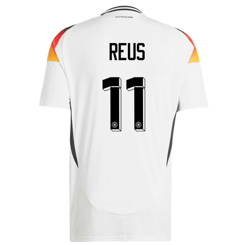 Danxen Dames Duitsland Marco Reus #11 Wit Thuisshirt Thuistenue 24-26 T-Shirt