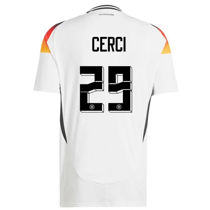 Danxen Dames Duitsland Selina Cerci #29 Wit Thuisshirt Thuistenue 24-26 T-Shirt