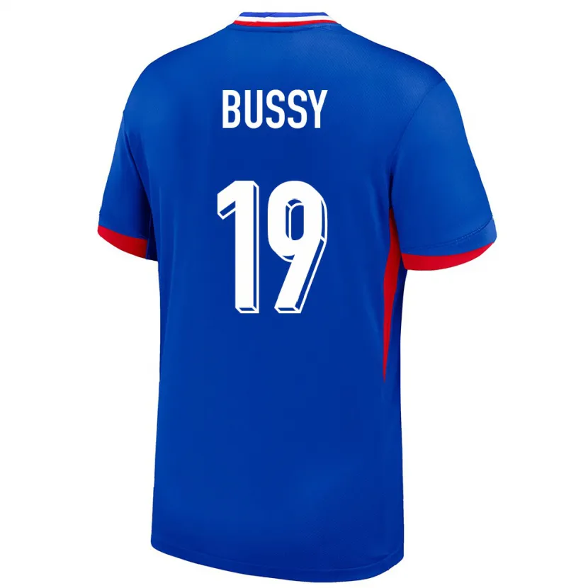 Danxen Dames Frankrijk Kessya Bussy #19 Blauw Thuisshirt Thuistenue 24-26 T-Shirt