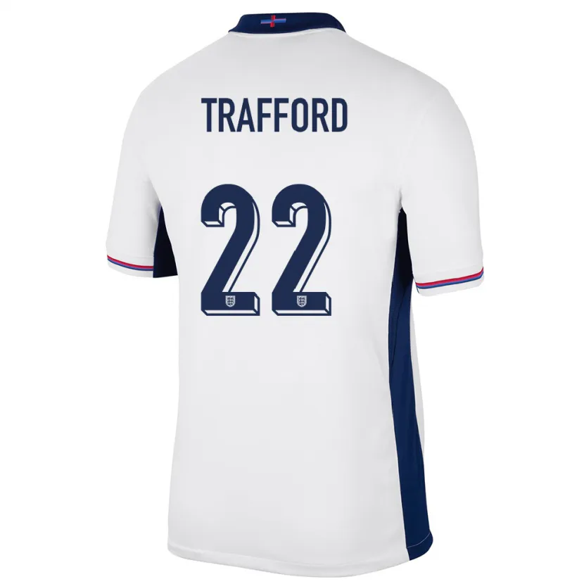 Danxen Dames Engeland James Trafford #22 Wit Thuisshirt Thuistenue 24-26 T-Shirt
