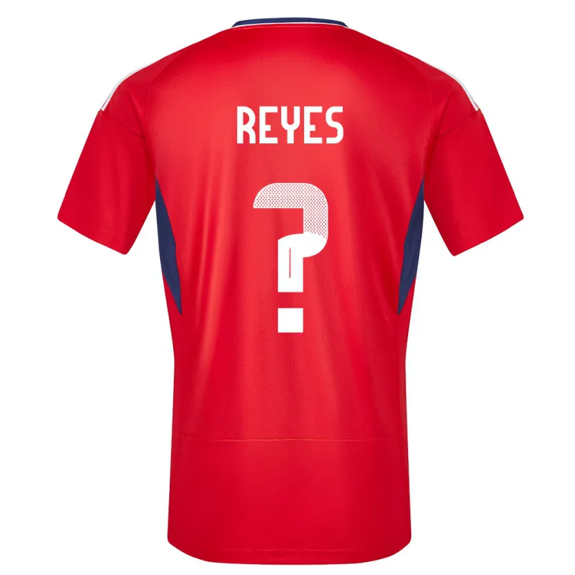 Danxen Dames Costa Rica Kenan Reyes #0 Rood Thuisshirt Thuistenue 24-26 T-Shirt