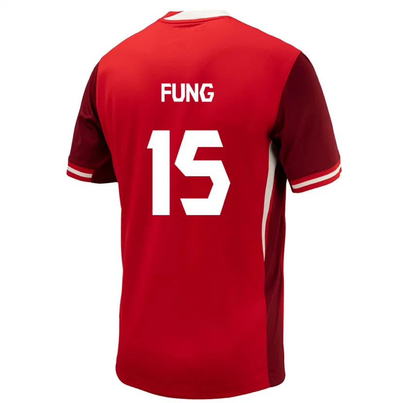 Danxen Dames Canada Victor Fung #15 Rood Thuisshirt Thuistenue 24-26 T-Shirt