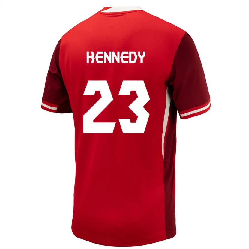 Danxen Dames Canada Scott Kennedy #23 Rood Thuisshirt Thuistenue 24-26 T-Shirt