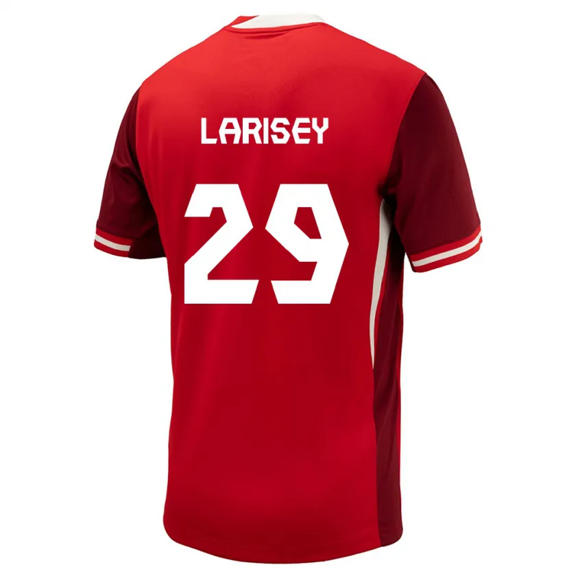 Danxen Dames Canada Clarissa Larisey #29 Rood Thuisshirt Thuistenue 24-26 T-Shirt