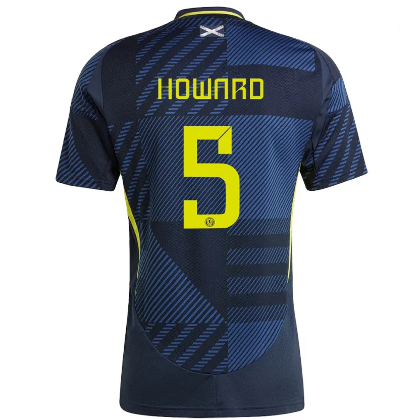 Danxen Dames Schotland Sophie Howard #5 Donkerblauw Thuisshirt Thuistenue 24-26 T-Shirt