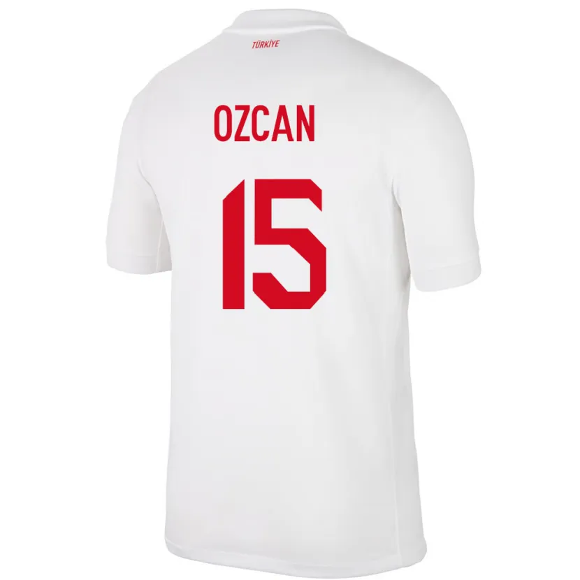 Danxen Dames Turkije Salih Özcan #15 Wit Thuisshirt Thuistenue 24-26 T-Shirt