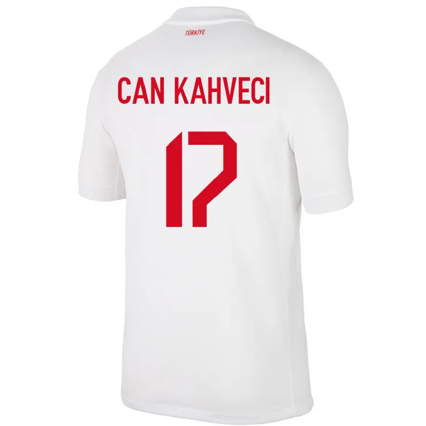Danxen Dames Turkije İrfan Can Kahveci #17 Wit Thuisshirt Thuistenue 24-26 T-Shirt