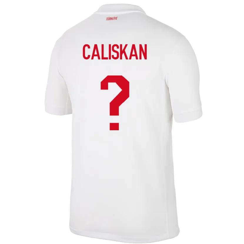 Danxen Dames Turkije Enes Caliskan #0 Wit Thuisshirt Thuistenue 24-26 T-Shirt