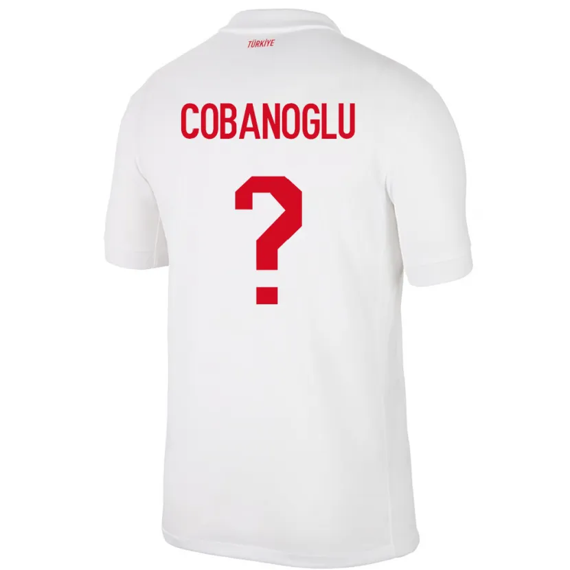 Danxen Dames Turkije Ahmet Çobanoğlu #0 Wit Thuisshirt Thuistenue 24-26 T-Shirt