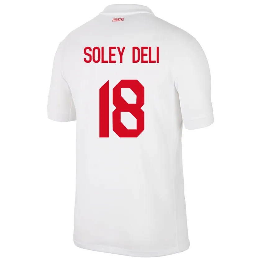 Danxen Dames Turkije Dilara Soley Deli #18 Wit Thuisshirt Thuistenue 24-26 T-Shirt