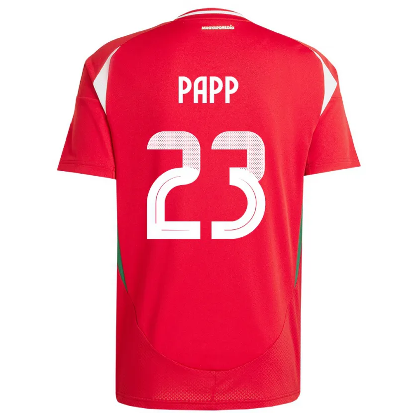Danxen Dames Hongarije Luca Papp #23 Rood Thuisshirt Thuistenue 24-26 T-Shirt