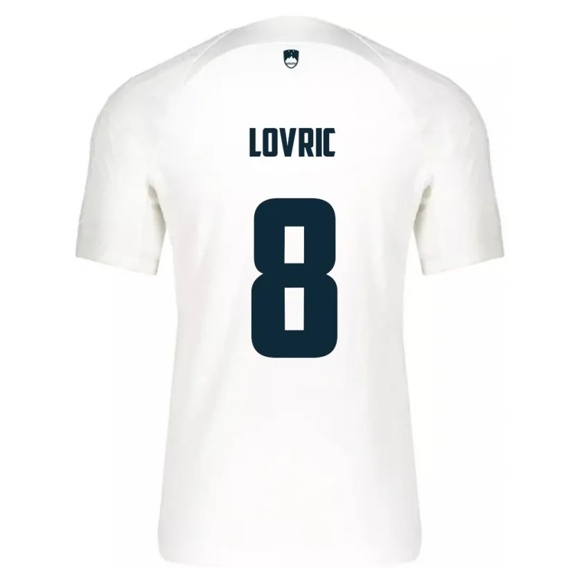 Danxen Dames Slovenië Sandi Lovric #8 Wit Thuisshirt Thuistenue 24-26 T-Shirt