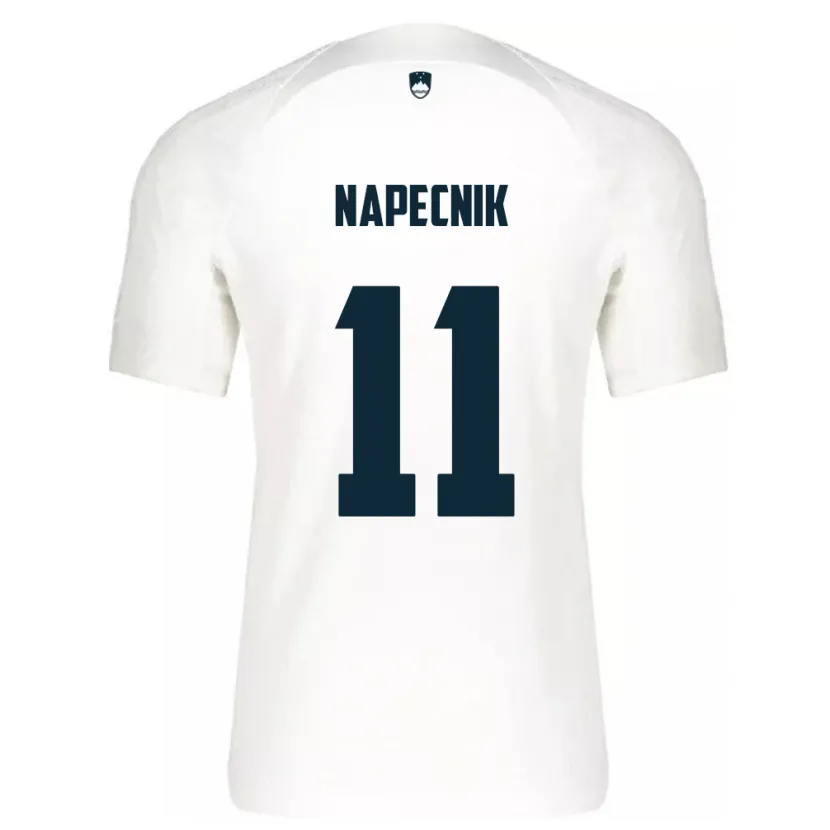 Danxen Dames Slovenië Gal Napecnik #11 Wit Thuisshirt Thuistenue 24-26 T-Shirt