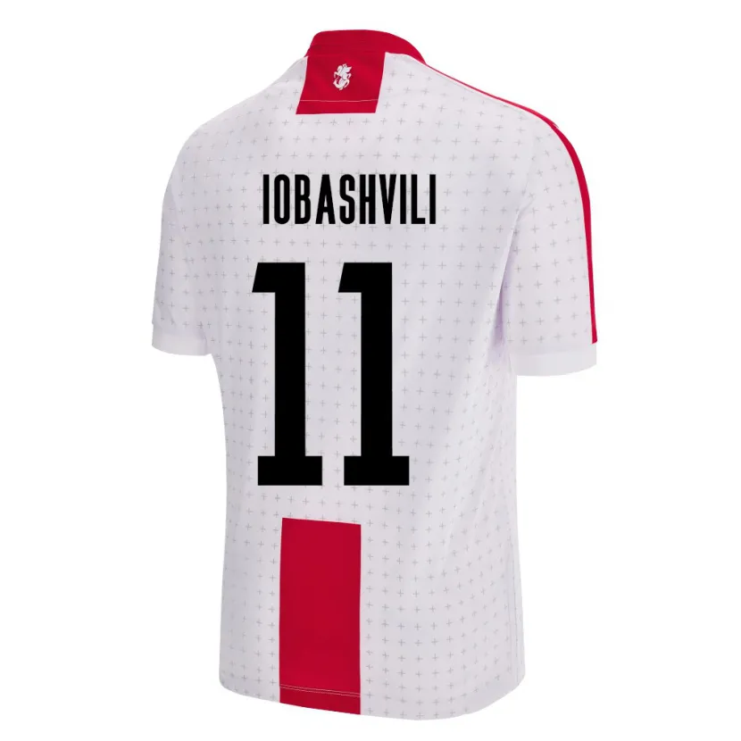 Danxen Dames Georgia Jaduli Iobashvili #11 Wit Thuisshirt Thuistenue 24-26 T-Shirt