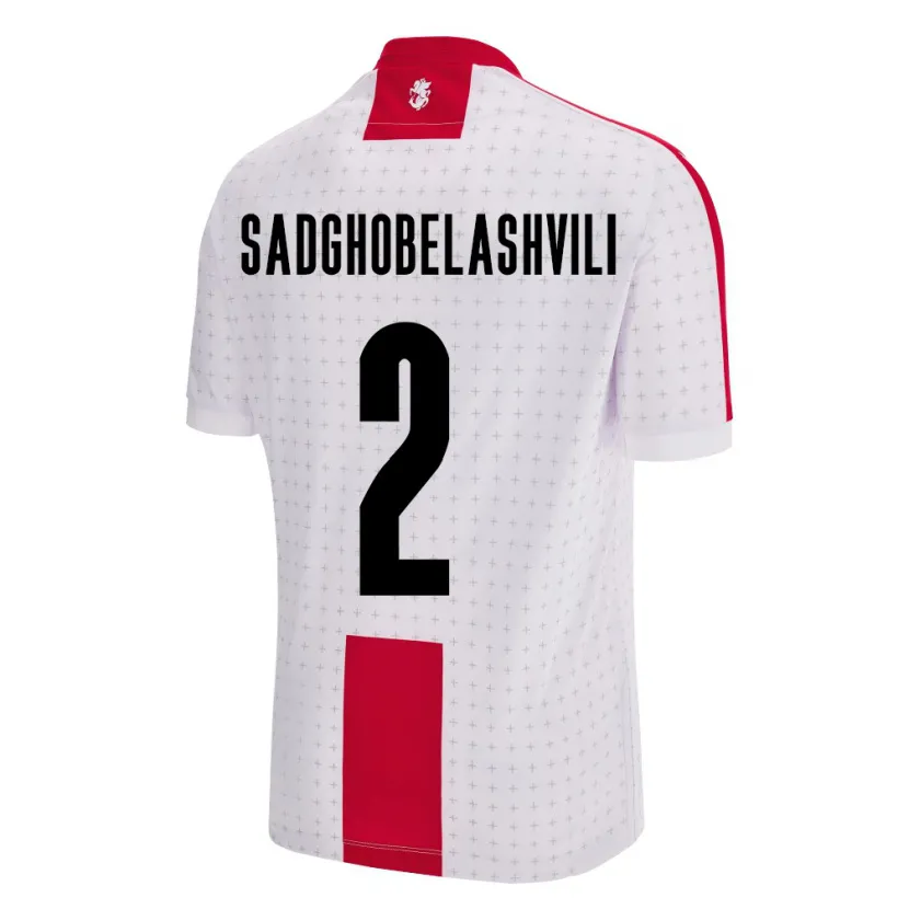Danxen Dames Georgia Gela Sadghobelashvili #2 Wit Thuisshirt Thuistenue 24-26 T-Shirt