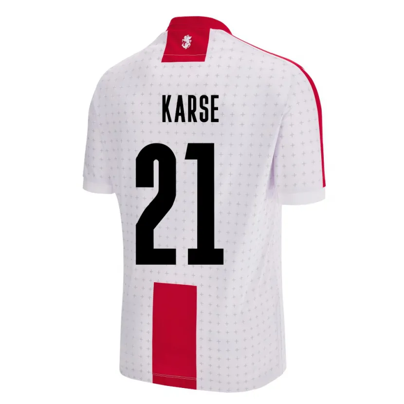 Danxen Dames Georgia Karse #21 Wit Thuisshirt Thuistenue 24-26 T-Shirt