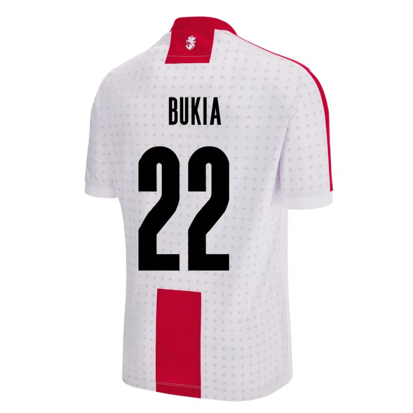 Danxen Dames Georgia Davit Bukia #22 Wit Thuisshirt Thuistenue 24-26 T-Shirt