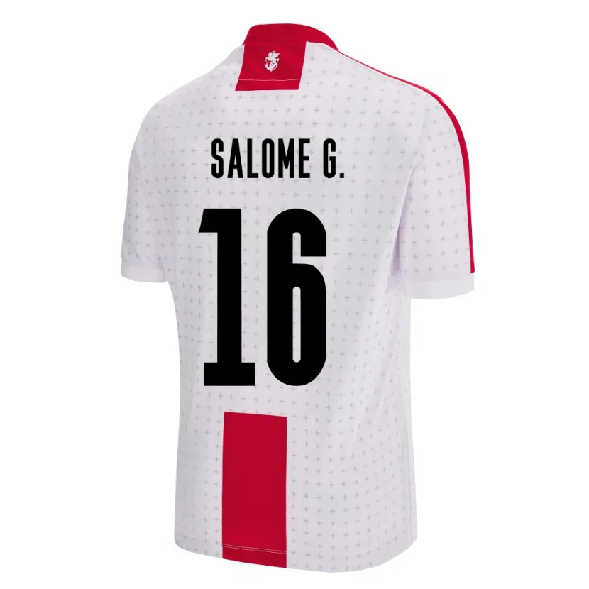 Danxen Dames Georgia Salome Gasviani #16 Wit Thuisshirt Thuistenue 24-26 T-Shirt