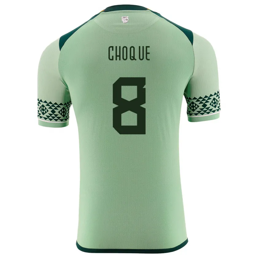Danxen Dames Bolivia Deybi Choque #8 Licht Groen Thuisshirt Thuistenue 24-26 T-Shirt