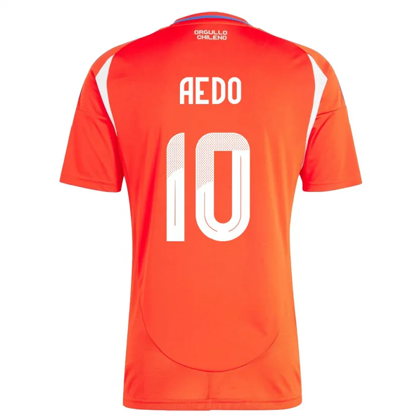 Danxen Dames Chili Yanara Aedo #10 Rood Thuisshirt Thuistenue 24-26 T-Shirt
