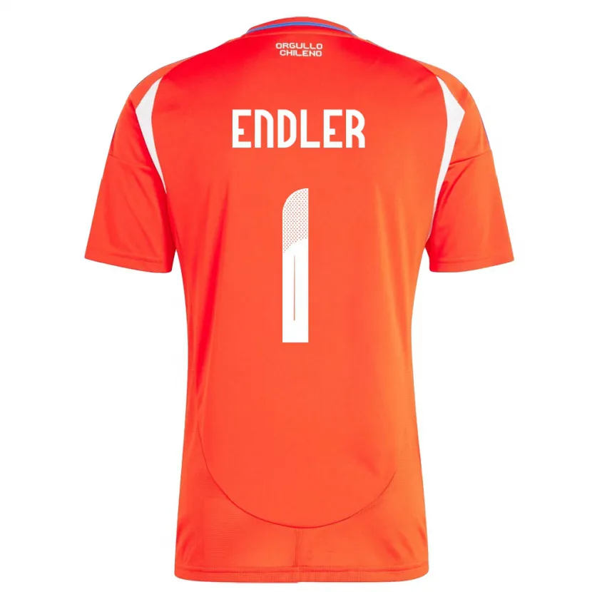 Danxen Dames Chili Christiane Endler #1 Rood Thuisshirt Thuistenue 24-26 T-Shirt