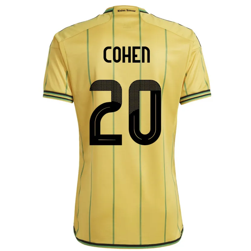 Danxen Dames Jamaica Dunsting Cohen #20 Geel Thuisshirt Thuistenue 24-26 T-Shirt