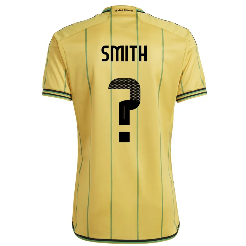 Danxen Dames Jamaica Andrene Smith #0 Geel Thuisshirt Thuistenue 24-26 T-Shirt